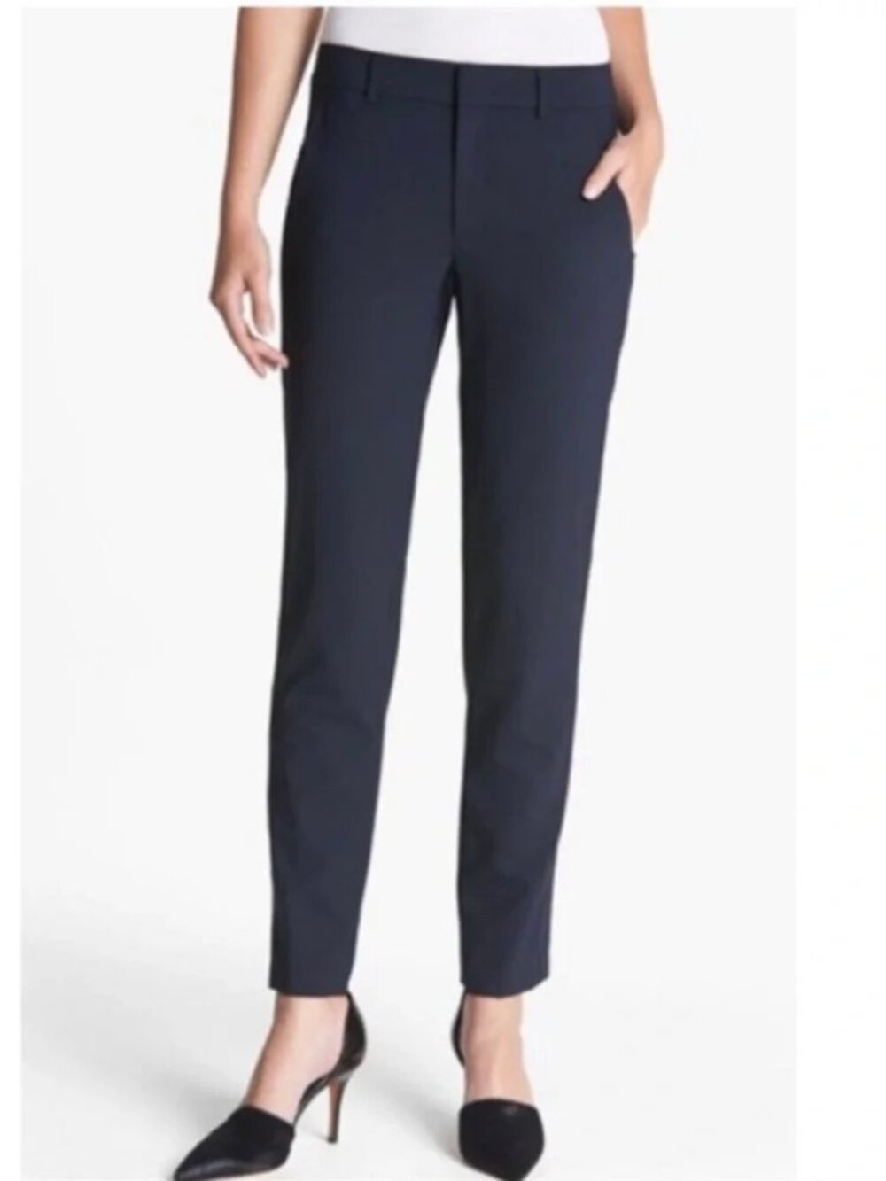 Vince Wool Dress Pants Navy Size 0 - NWOT